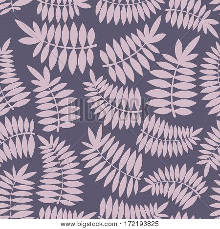Stylized branch. Seamless vector pattern for design