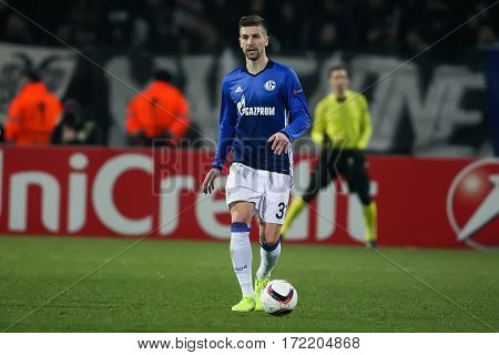 Uefa Europa League Match Between Paok Vs Schalke Played At Toumba Stadium