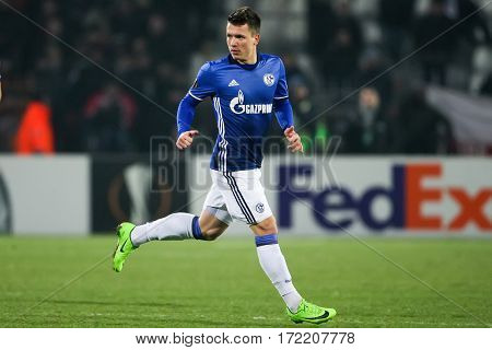Uefa Europa League Match Between Paok Vs Schalke Played At Toumba Stadium
