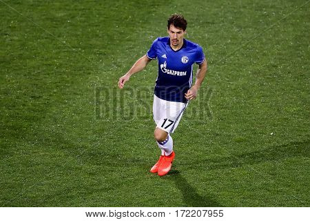 Uefa Europa League Match Between Paok Vs Schalke Played At Toumba Stadium