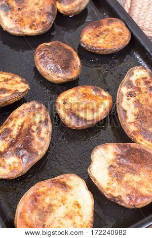 Baked Potatoes In The Oven With Shell