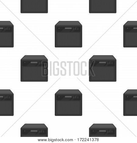 Guitar amplifier icon in cartoon style isolated on white background. Musical instruments pattern vector illustration