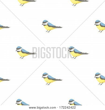 Parus icon in cartoon style isolated on white background. Park pattern stock vector illustration.