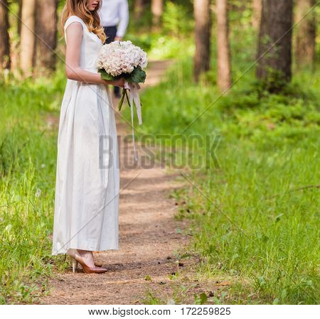 wedding in the forest