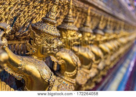 Garuda Decoration On Grand Palace, Bangkok, Thailand