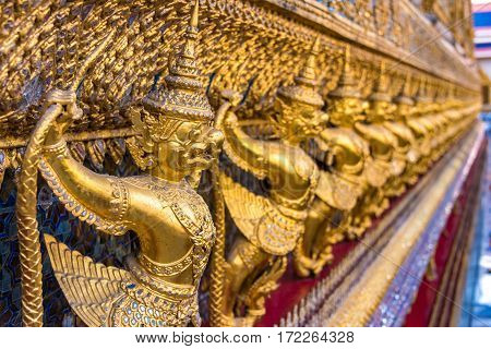 Garuda Decoration On Grand Palace, Bangkok, Thailand