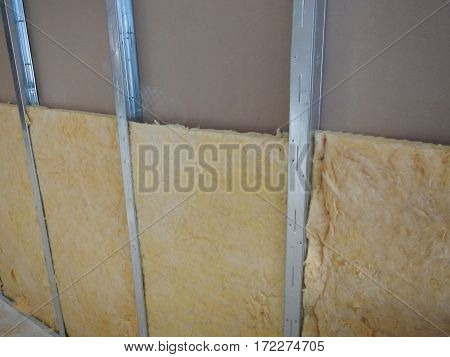 Reconstruction Of A Partitioning System With Rock Wool Isolation