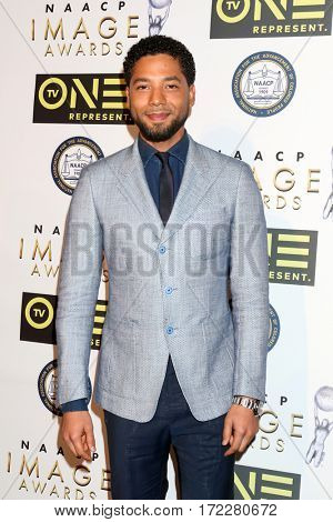 LOS ANGELES - FEB 10:  Jussie Smollett at the Non-Televised 48th NAACP Image Awards at Pasadena Conference Center on February 10, 2017 in Pasadena, CA