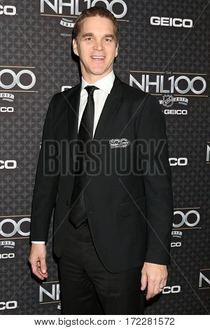 LOS ANGELES - JAN 27:  Luc Robitaille at The NHL100 Gala at Microsoft Theater on January 27, 2017 in Los Angeles, CA