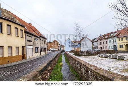 Panoramic View To Buildings In Eisleben