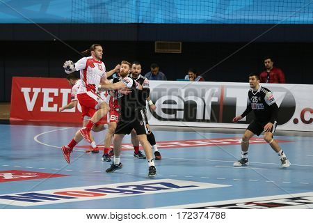 Besiktas Mogaz Ht And Dinamo Bucuresti Handball Match
