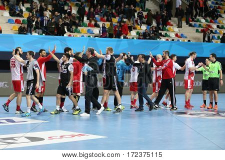 Besiktas Mogaz Ht And Dinamo Bucuresti Handball Match
