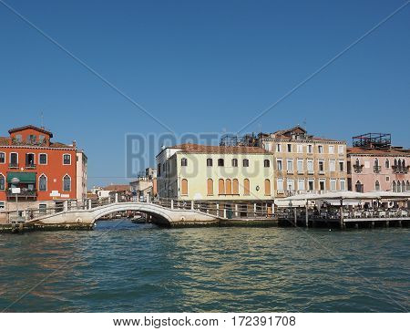 Giudecca Canal In Venice