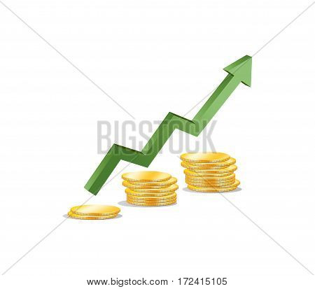 Concept for businessbank and shopping. Finance object