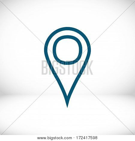 navigation icon stock vector illustration flat design