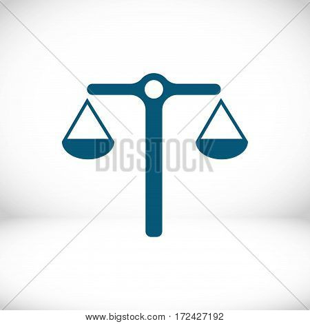 scales icon stock vector illustration stock vector illustration flat design