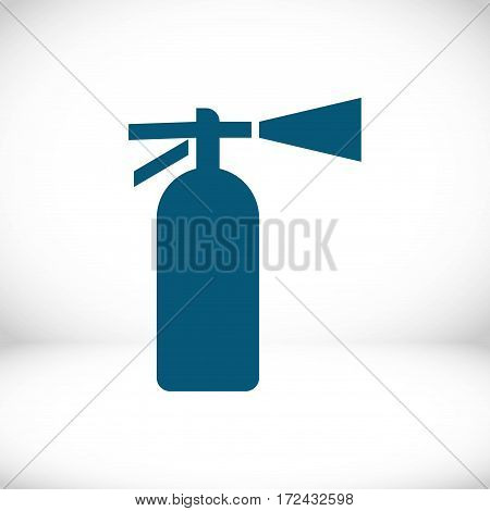 extinguisher icon  stock vector illustration flat design