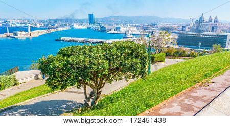 Panorama Of Marseille Coast