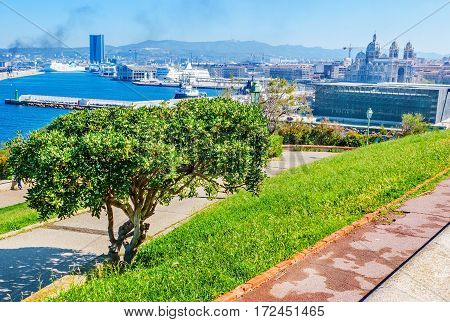 The Cityscape Of Marseille