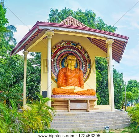Buddha Statue In Garden