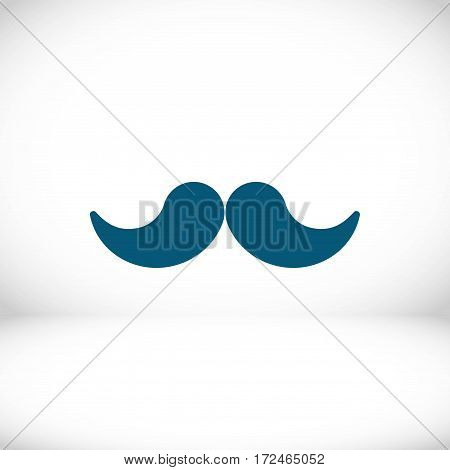 mustache icon stock vector illustration flat design