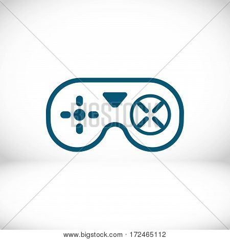 joystick icon stock vector illustration flat design