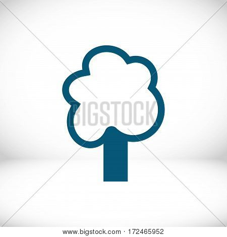 tree icon stock vector illustration flat design