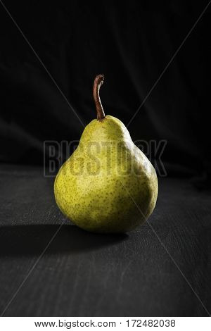 Fresh juicy pear on the table