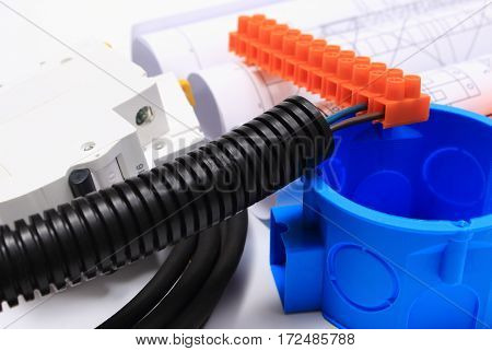 Components For Electrical Installations And Rolls Of Diagrams