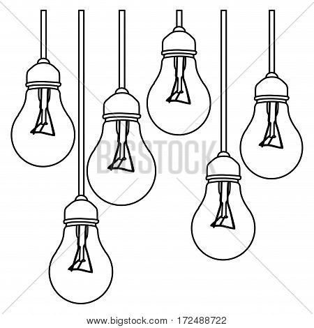 figure bulbs icon stock image, vector illustration design