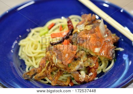 Spaghetti Soft Crab