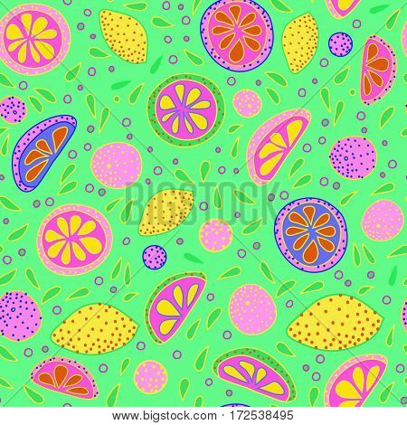 Pattern With Sliced Citrus