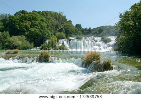 Waterfalls Of The Krka National Park