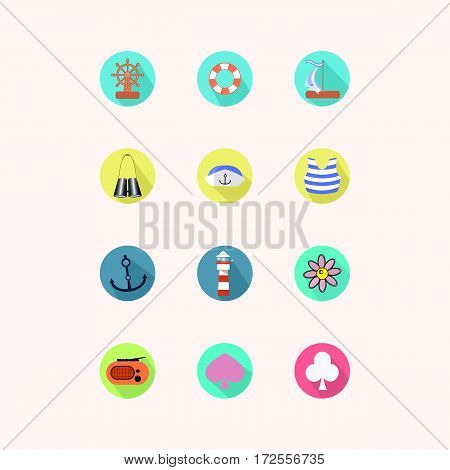 Travel Icon Twelve. Illustration