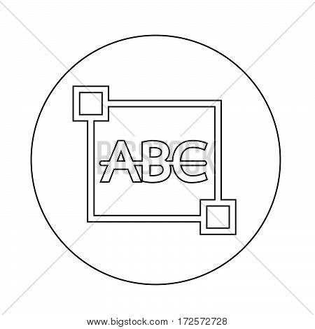 an images of Or pictogram Strikethrough Text edit letter icon