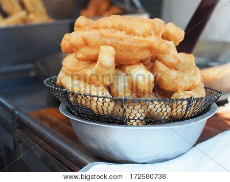 Youtiao Fry (Patongko), Fried dough sticks. Chinese Food