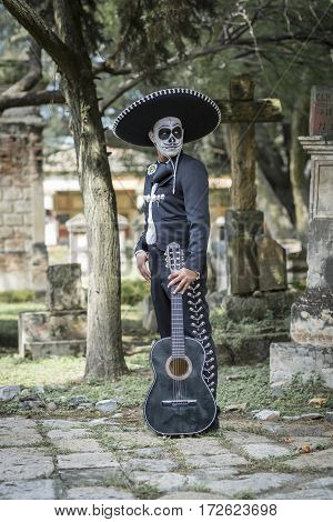 Representative Of The Mexican Day Of The Dead Catrin