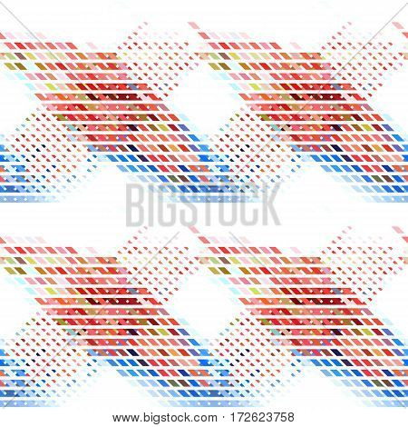 Colorful abstract seamless background. Repeating geometric pattern. Vector