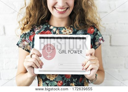 Women's Day Equality Freedom Get Involved Concept