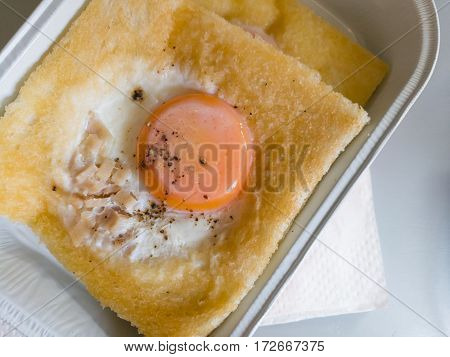 Eggs And Toast Breakfast