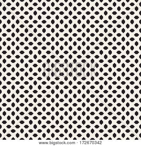 Geometric Ethnic Background With Symmetric Lines Lattice. Vector Abstract Seamless Pattern.