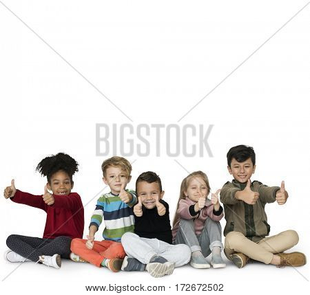 Schooler Frinds Happiness Cute Playful