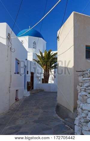 Village of Panagia on Iraklia island in Lesser Cyclades, Greece.