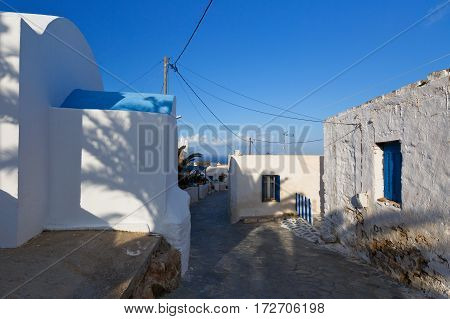 Village of Panagia on Iraklia island in Lesser Cyclades, Greece.