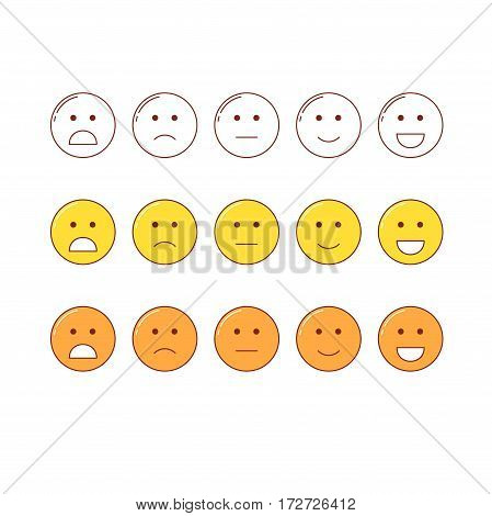 Feedback Emoticon Scale.