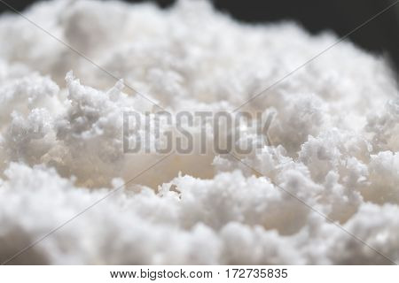 Close Up Of Rock Salt Traditional Salt Making Of Nan Province,thailand. Selective Focus.