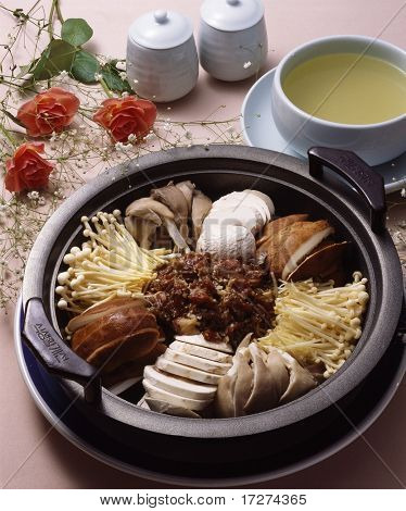 Comida sopa coreana
