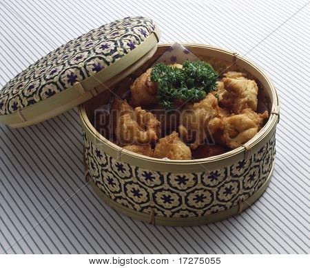 Koreanisches gebratenes Essen