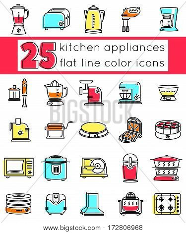 Kitchen Appliances Icons