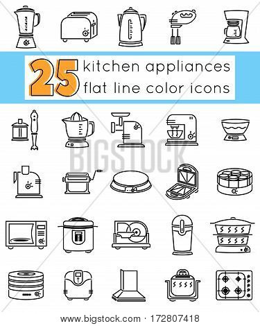 Kitchen Appliances Icons